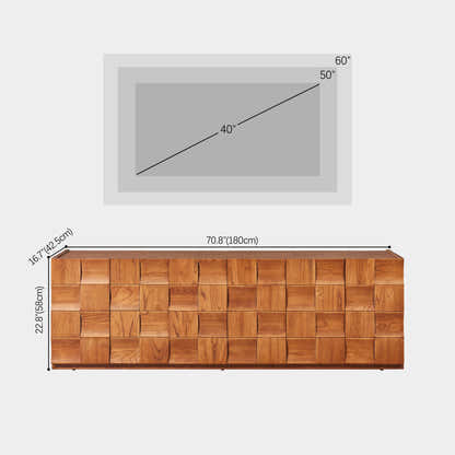 Terra Cube Emboss  Media Console 71”