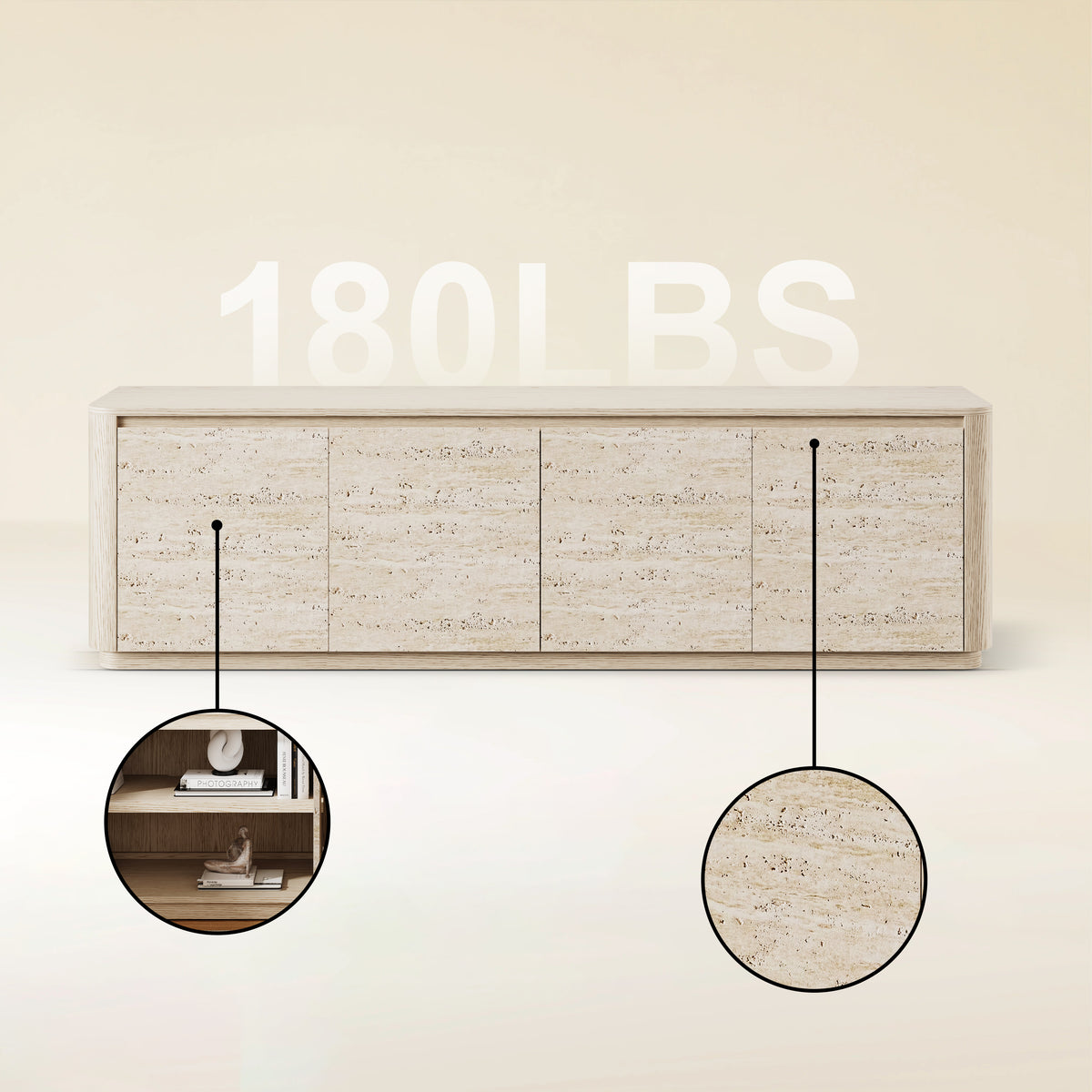 Tivoli Media Console 84"W