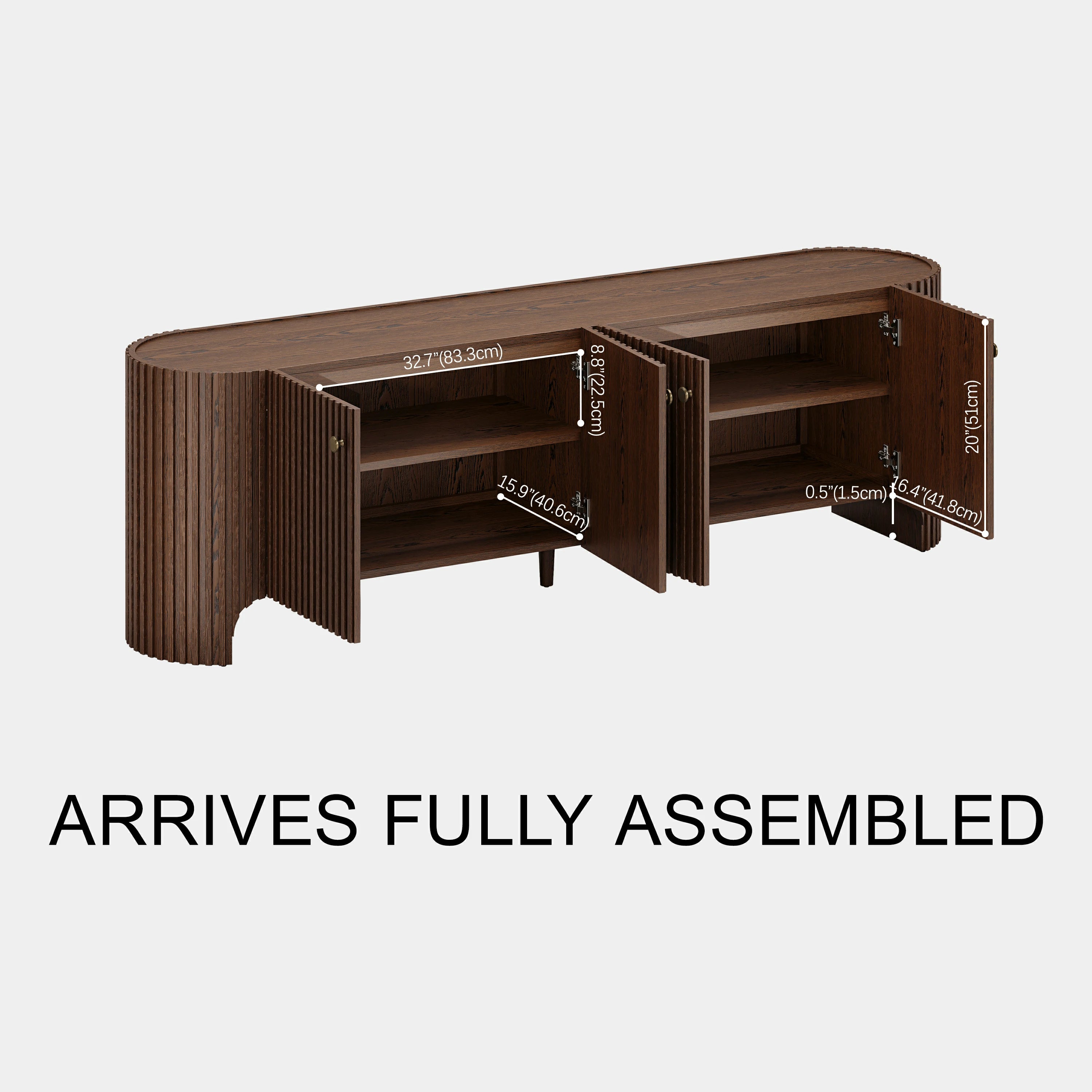 Sledin Media Console 84"W