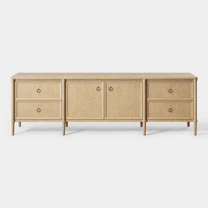 Maison Oak Media Console 84"