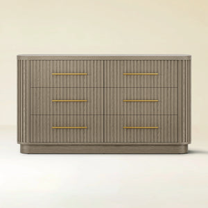 Sinclair Fluted 6-Drawer Chest 60