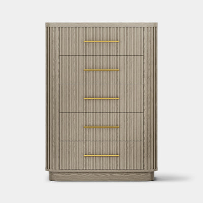 Sinclair Fluted 5-Drawer Chest 39"W