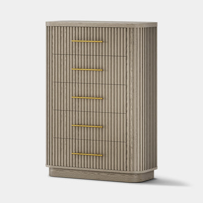 Sinclair Fluted 5-Drawer Chest 39"W