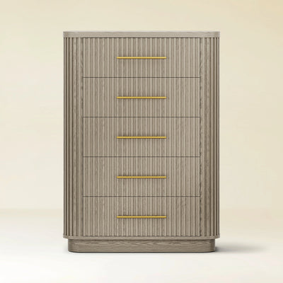 Sinclair Fluted 5-Drawer Chest 39"W