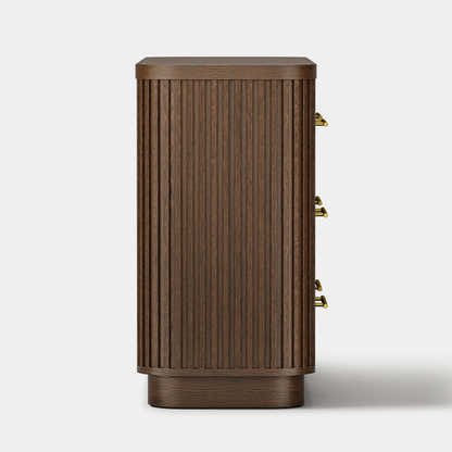 Sinclair Fluted 6-Drawer Chest 60"W