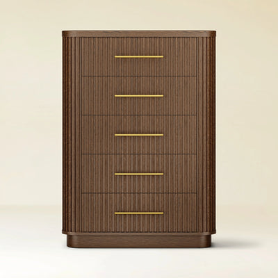 Sinclair Fluted 5-Drawer Chest 39"W