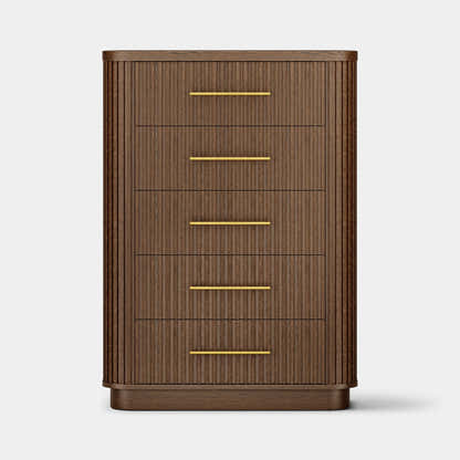 Sinclair Fluted 5-Drawer Chest 39"W