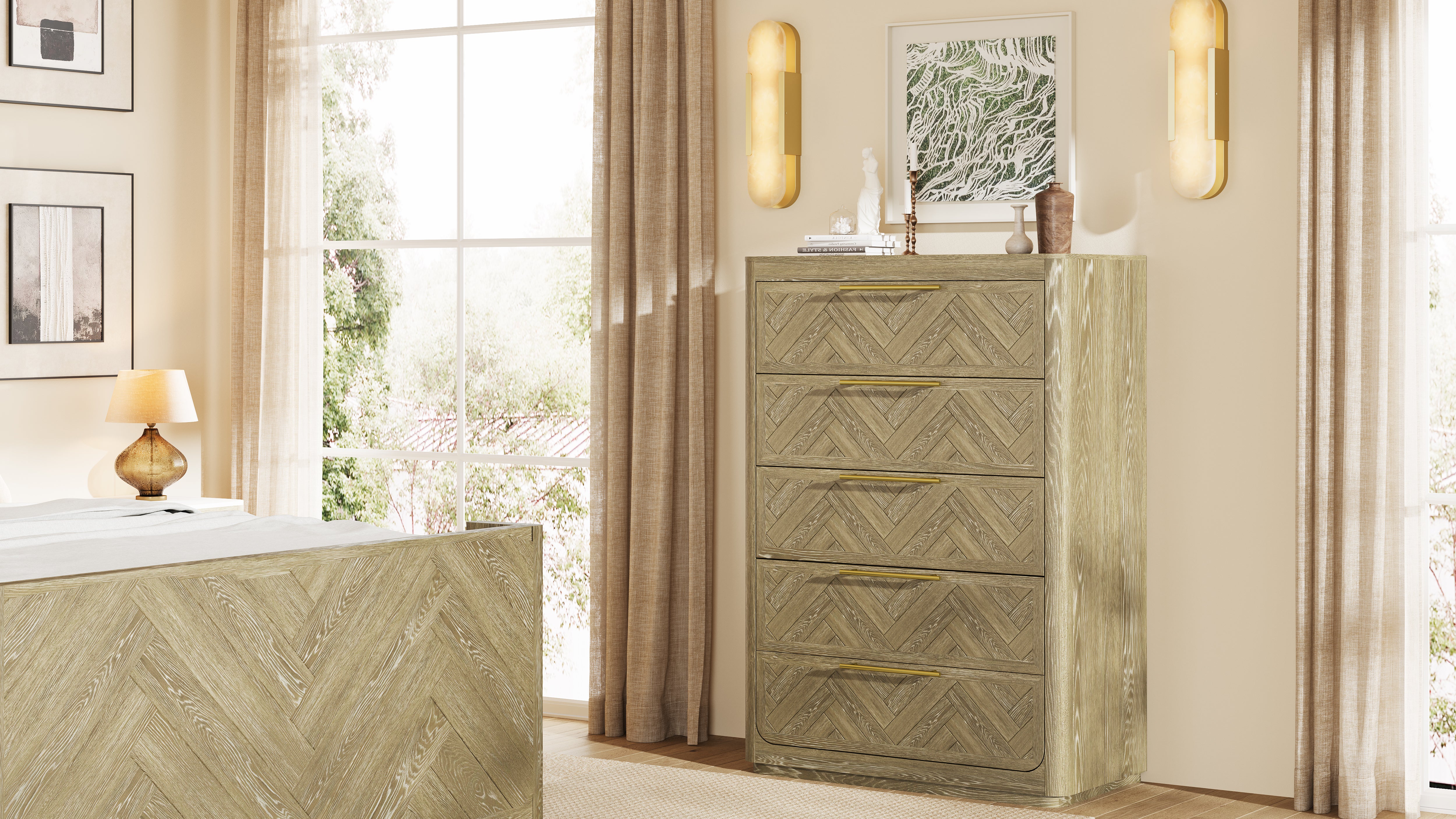 Ridgemont 5-Drawer Chest 36" W
