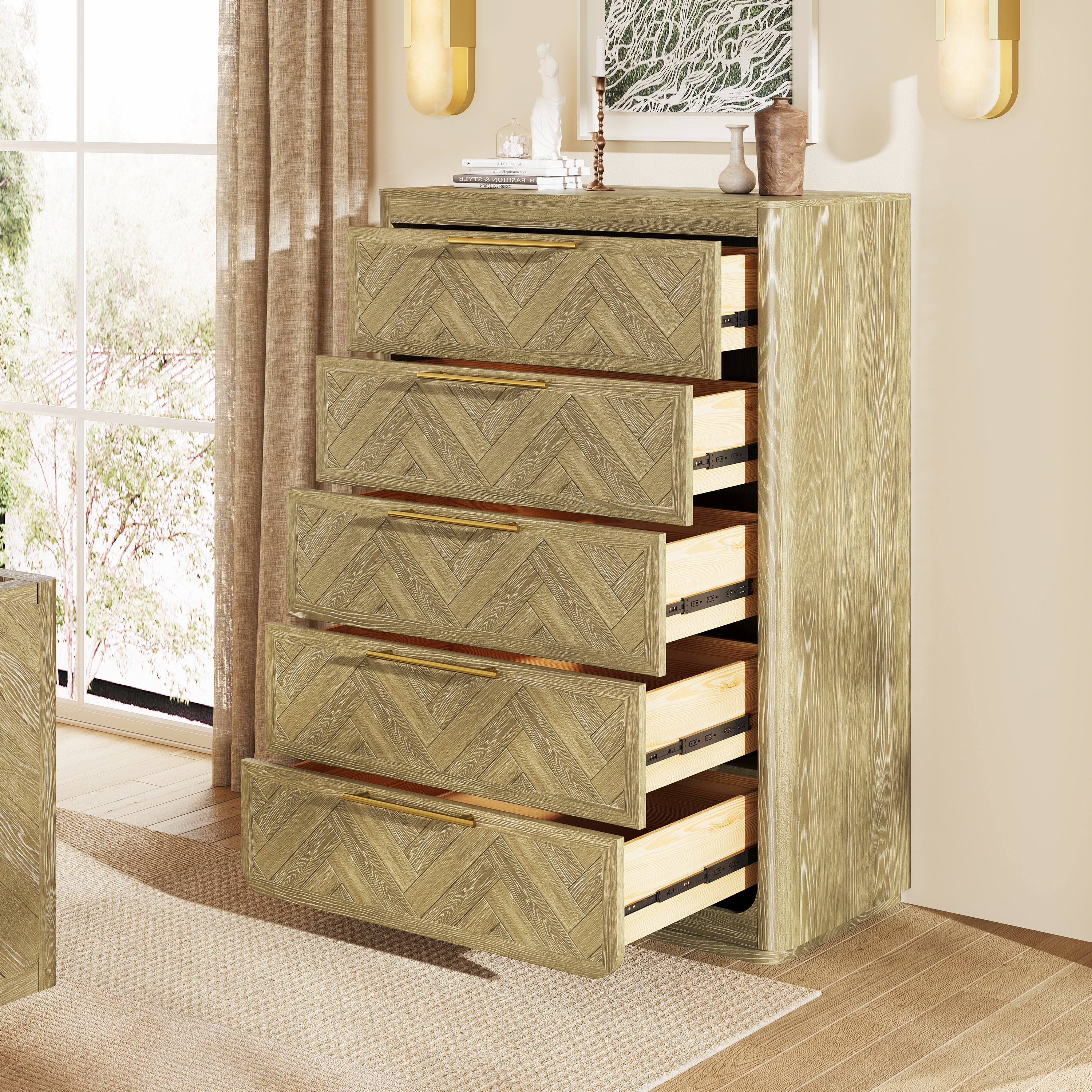 Ridgemont 5-Drawer Chest 36" W
