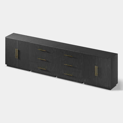 Holt Oak Modular Media Console (Set of 4)