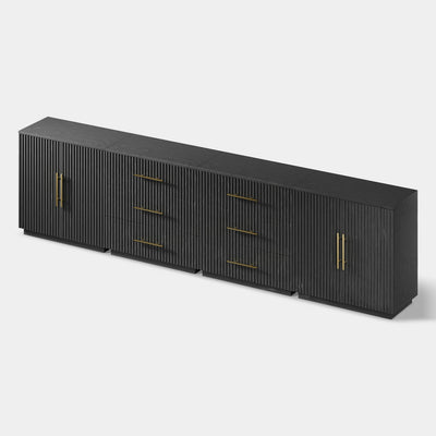 Holt Oak Modular Media Console (Set of 4)
