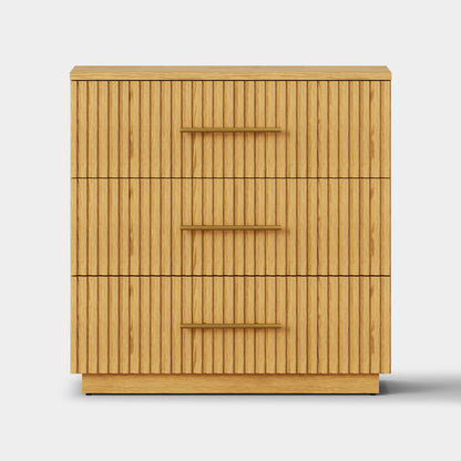 Holt 95" Oak 9-Drawer Chest(Set of 3)