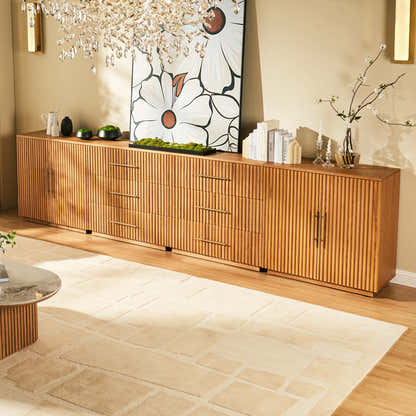 Holt Oak Modular Media Console (Set of 4)