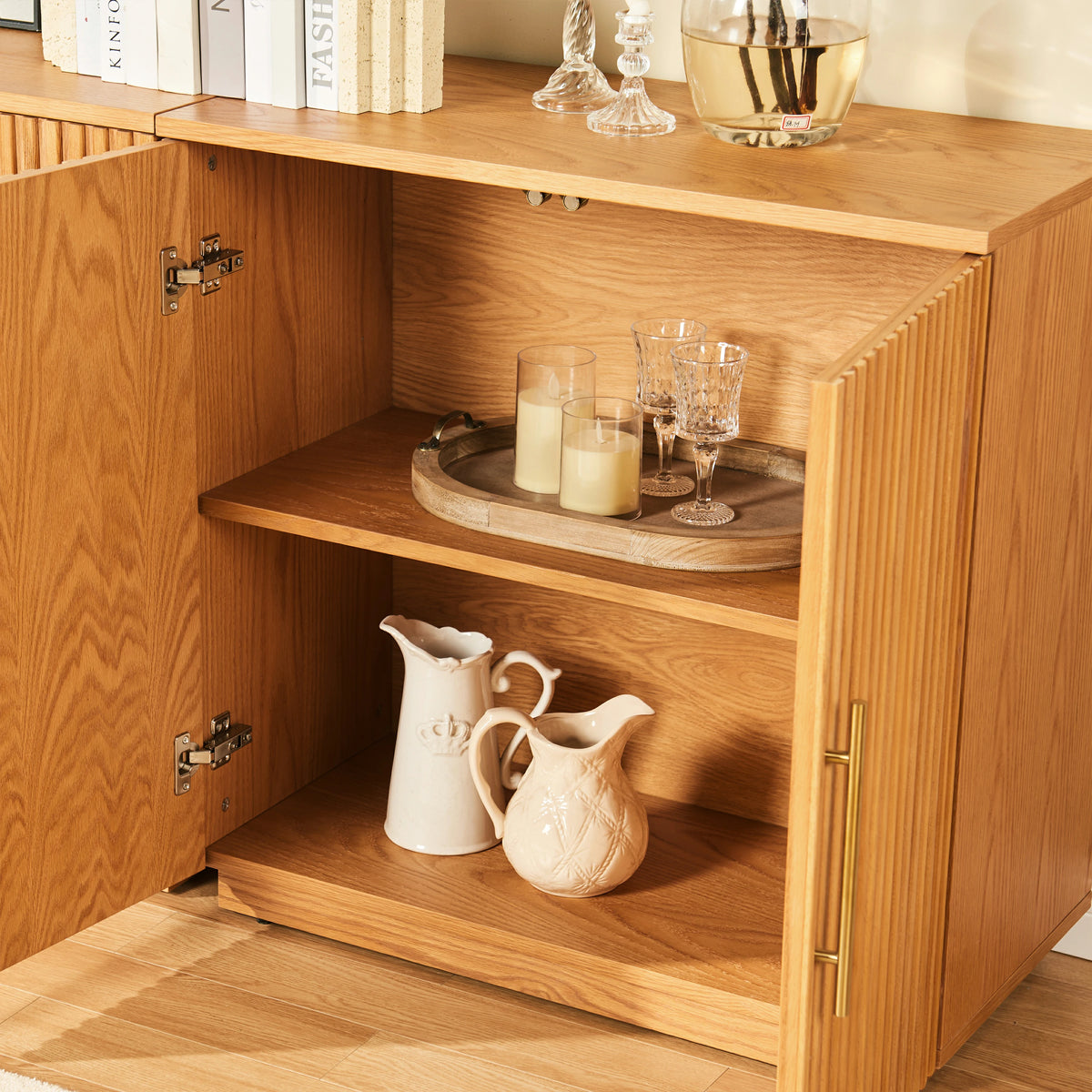 Holt Oak Modular Media Console (Set of 4)