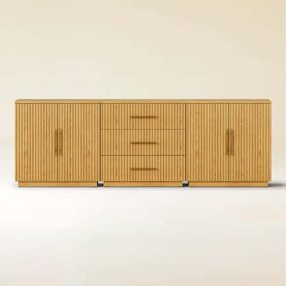 Holt Oak Modular Media Console (Set of 3)