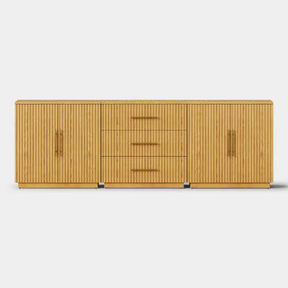 Holt Oak Modular Media Console (Set of 3)