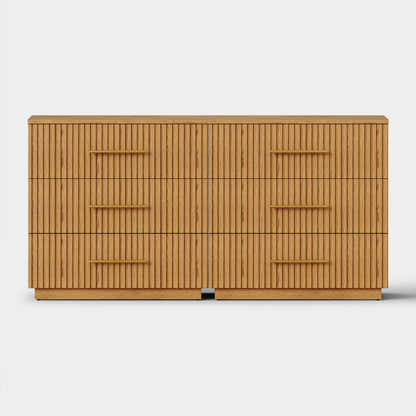Holt 63“ Oak 6-Drawer Chest(Set of 2)