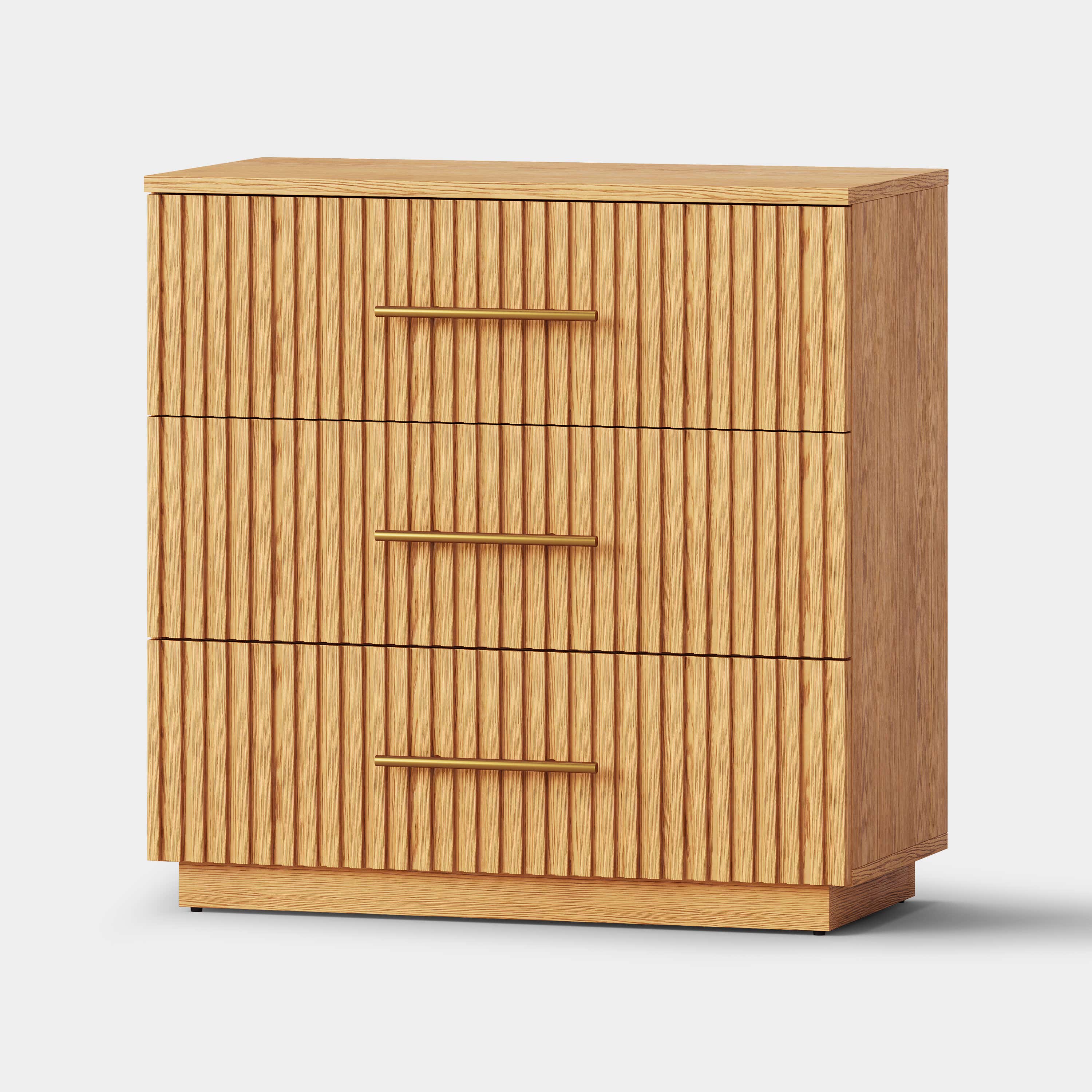 Holt 126" Oak 12-Drawer Chest(Set of 4)