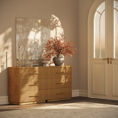 Holt 32" Oak Drawer Chest