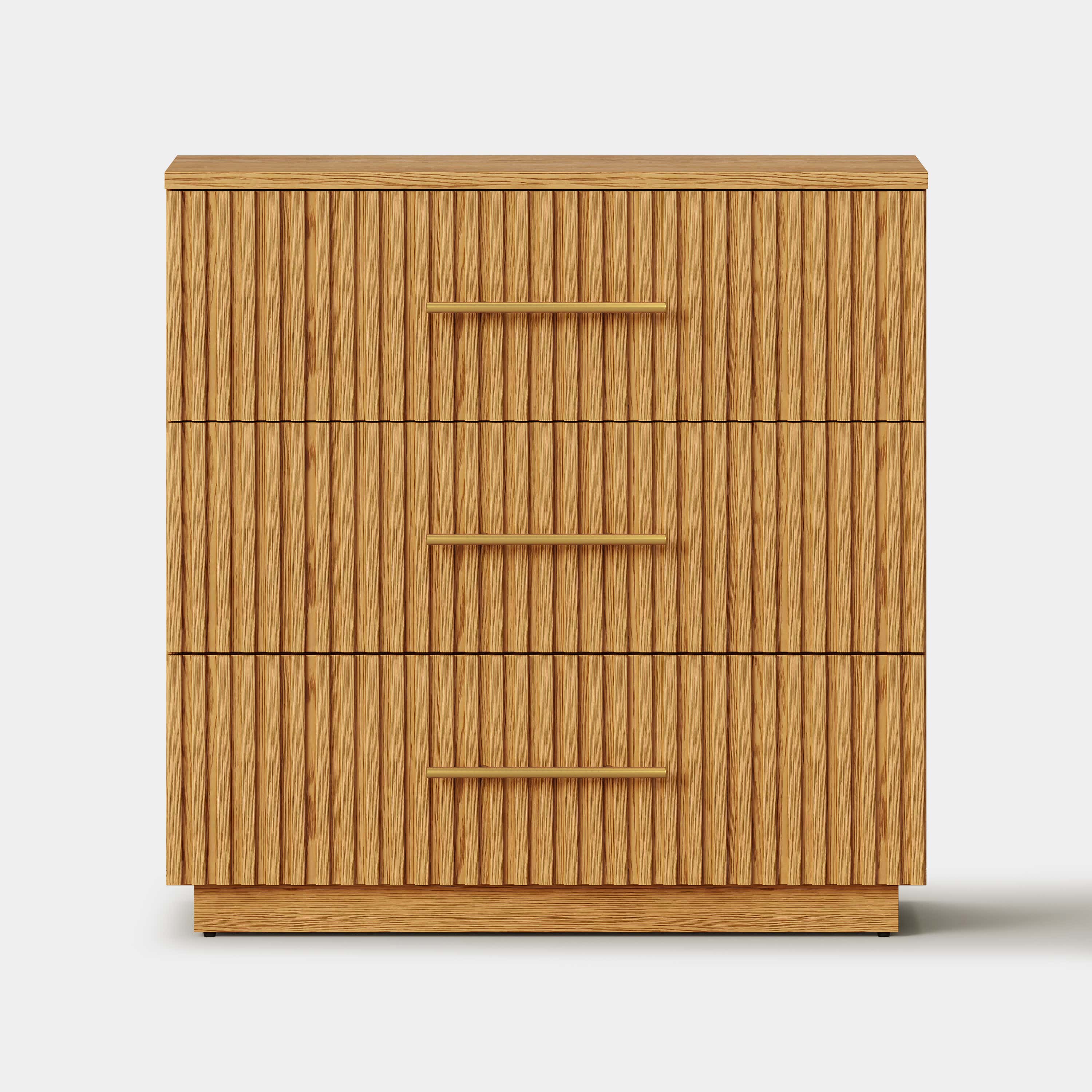 Holt 95" Oak 9-Drawer Chest(Set of 3)