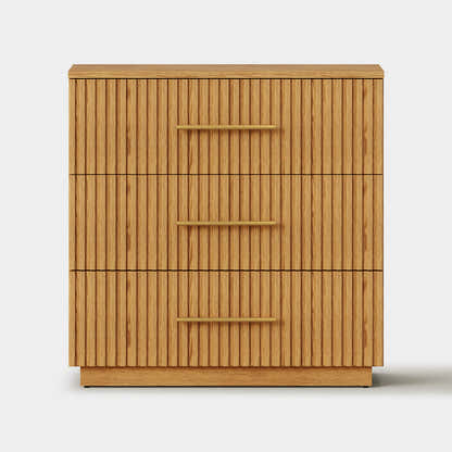 Holt 95" Oak 9-Drawer Chest(Set of 3)