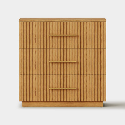 Holt 95" Oak 9-Drawer Chest(Set of 3)