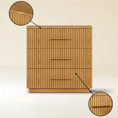 Holt 63“ Oak 6-Drawer Chest(Set of 2)