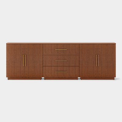 Holt Oak Modular Media Console (Set of 3)