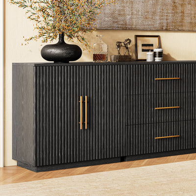 Holt Oak Modular Media Console (Set of 3)