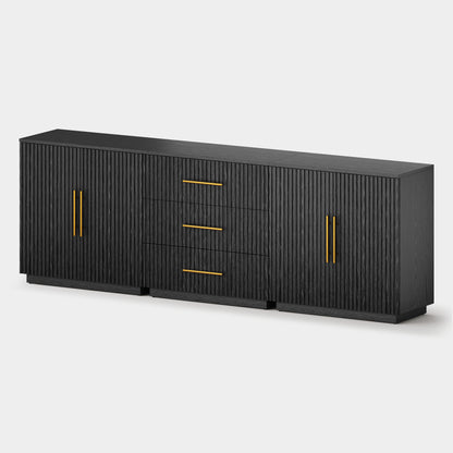 Holt Oak Modular Media Console (Set of 3)