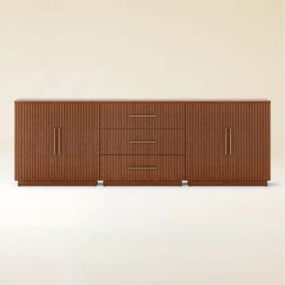 Holt Oak Modular Media Console (Set of 3)