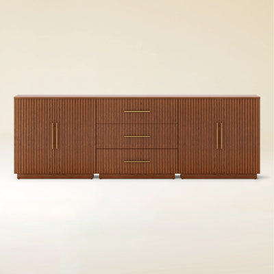 Holt Oak Modular Media Console (Set of 3)