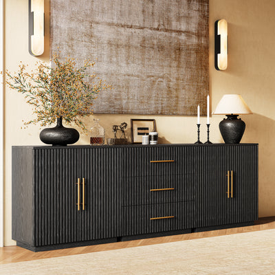 Holt Oak Modular Media Console (Set of 3)
