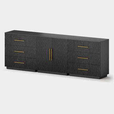 Holt Oak Modular Media Console (Set of 3)