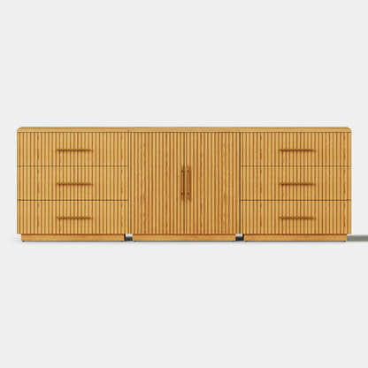 Holt Oak Modular Media Console (Set of 3)