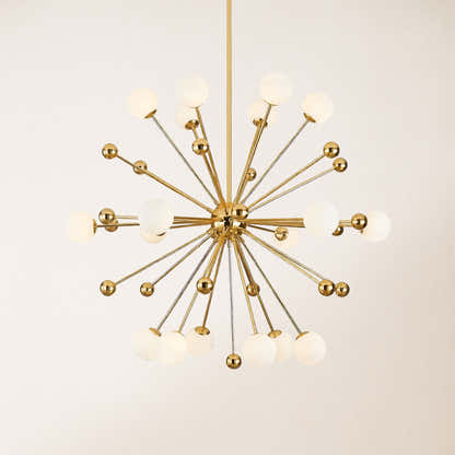 Asterion Glass Starburst Chandelier 39"D