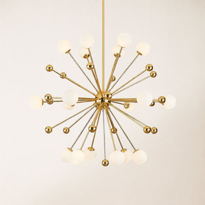 Asterion Glass Starburst Chandelier 39"D