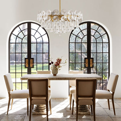 Nymphora Glass Round Chandelier 32"D