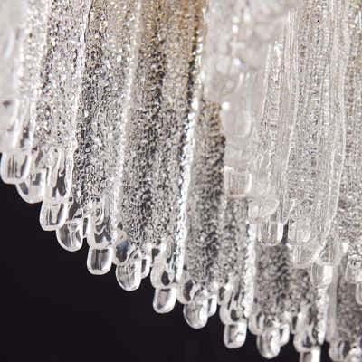 Rieo Crystal Glass Round Chandelier 24"D