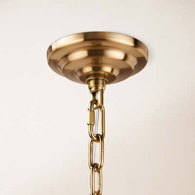 Rieo Tiered Crystal Glass Round Chandelier 36"D
