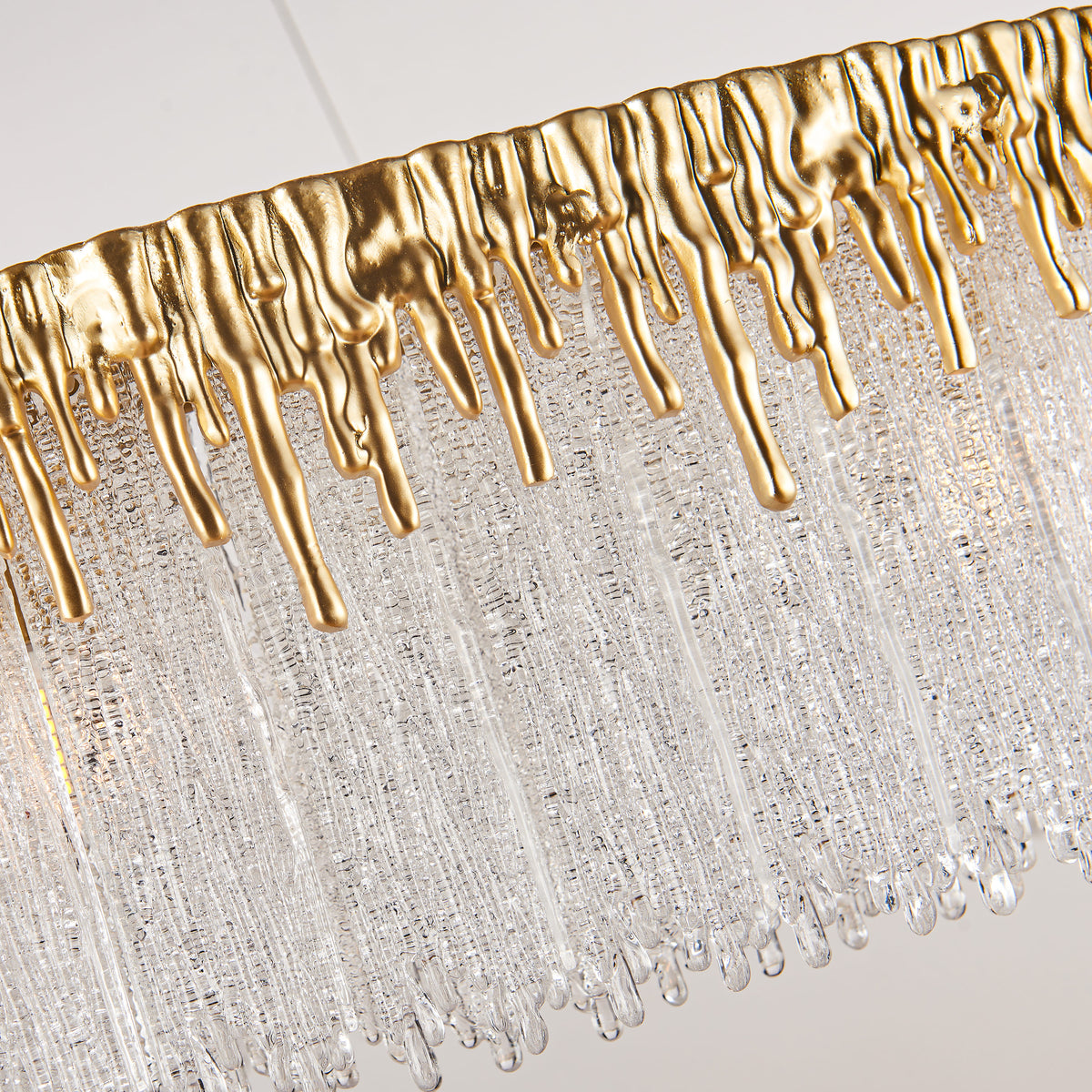 Rieo Crystal Glass Round Chandelier 40"D