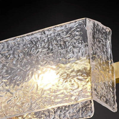 Vitreolith Glass Linear Chandelier 41"W