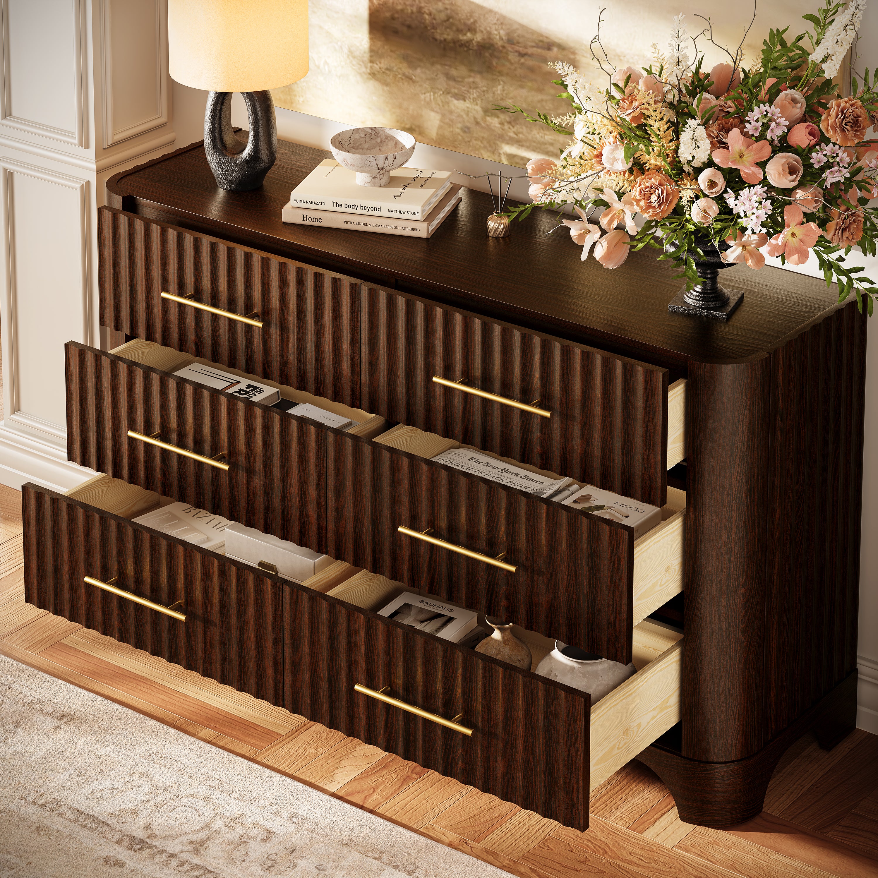 Murphy 6 Drawer Chest 59"W