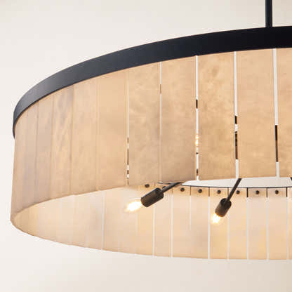 Janina Alabaster Round Chandelier 105cm D