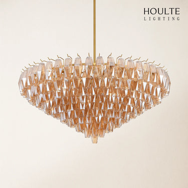 Celestial Drop Glass Crystal Glass Chandelier 122cm D