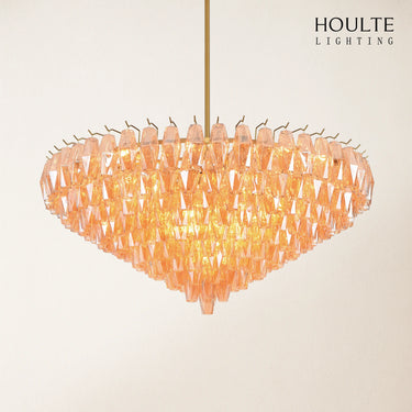Celestial Drop Glass Crystal Glass Chandelier 122cm D