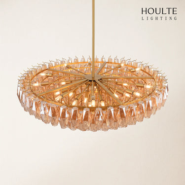 Celestial Drop Glass Crystal Glass Chandelier 122cm D