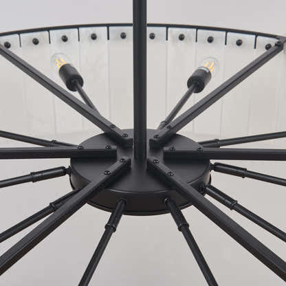 Janina Alabaster Round Chandelier 105cm D