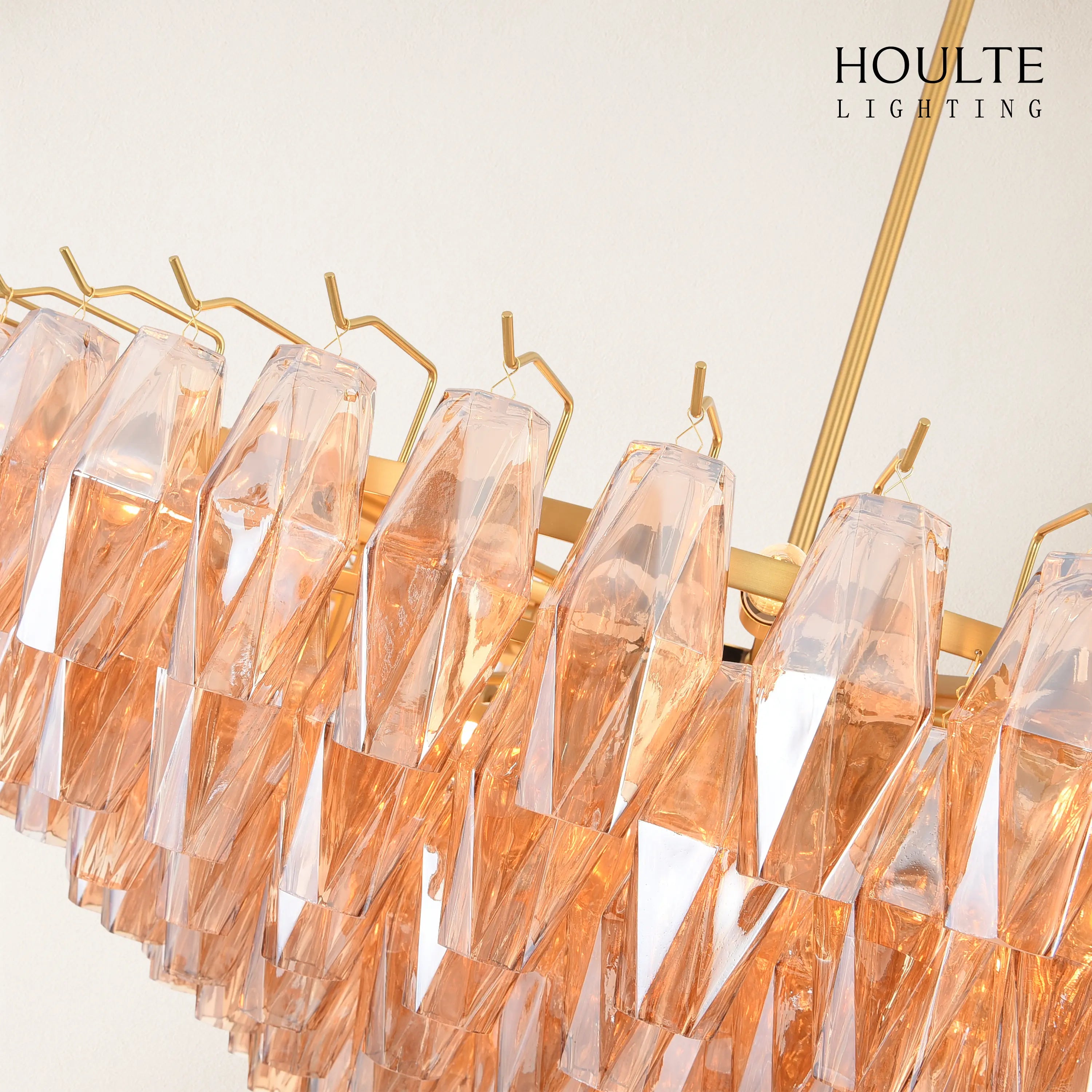 Celestial Drop Glass Crystal Glass Chandelier 122cm D