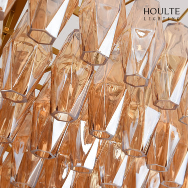 Celestial Drop Glass Crystal Glass Chandelier 122cm D